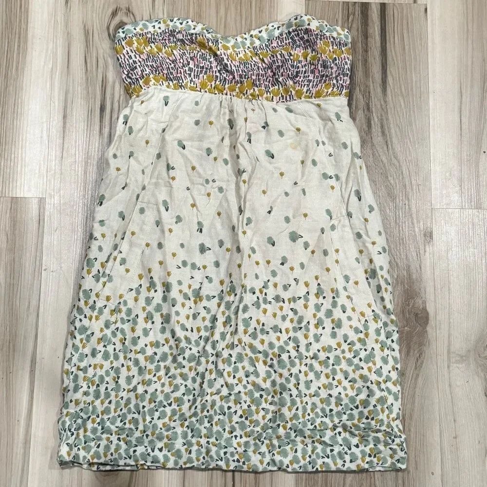 Kimchi Blue Strapless Multiprint Mini Dress Women’s XS
